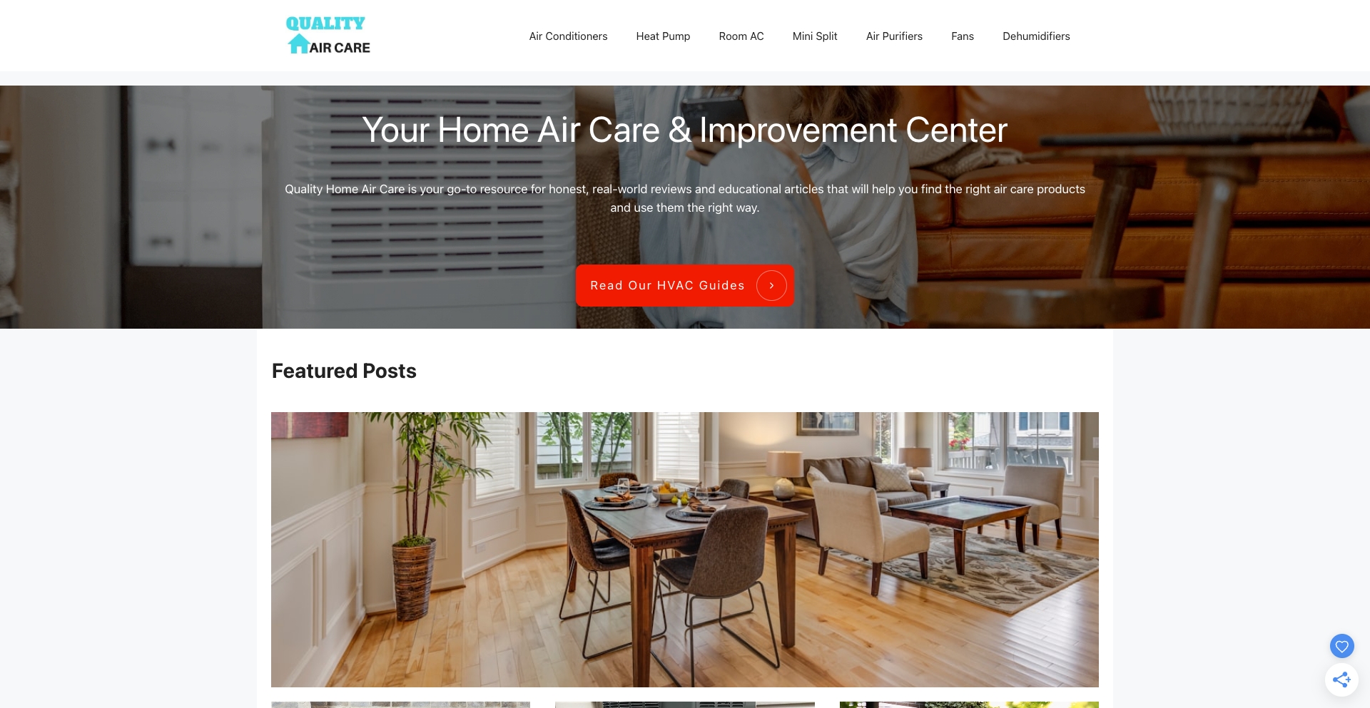 Quality Home Air Care brand-template programmatic SEO template - 0 monthly traffic