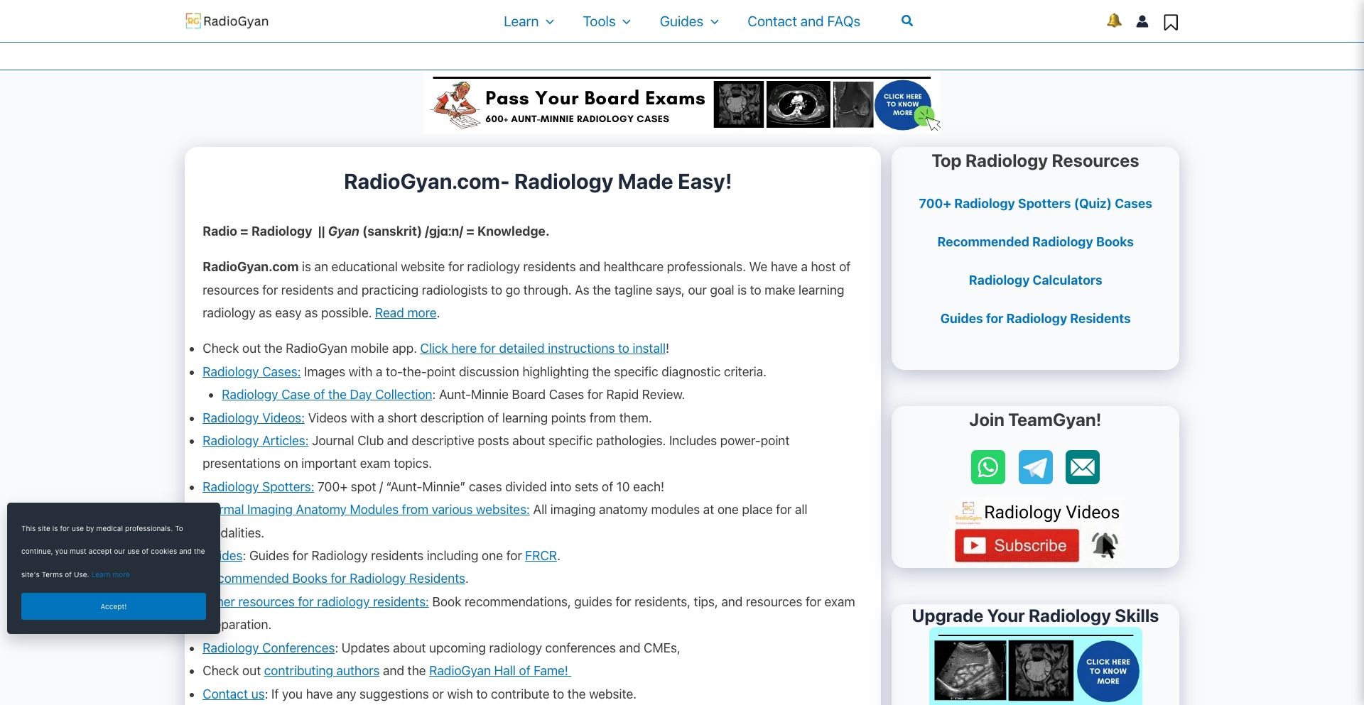RadioGyan entity-database programmatic SEO template - 8615 monthly traffic