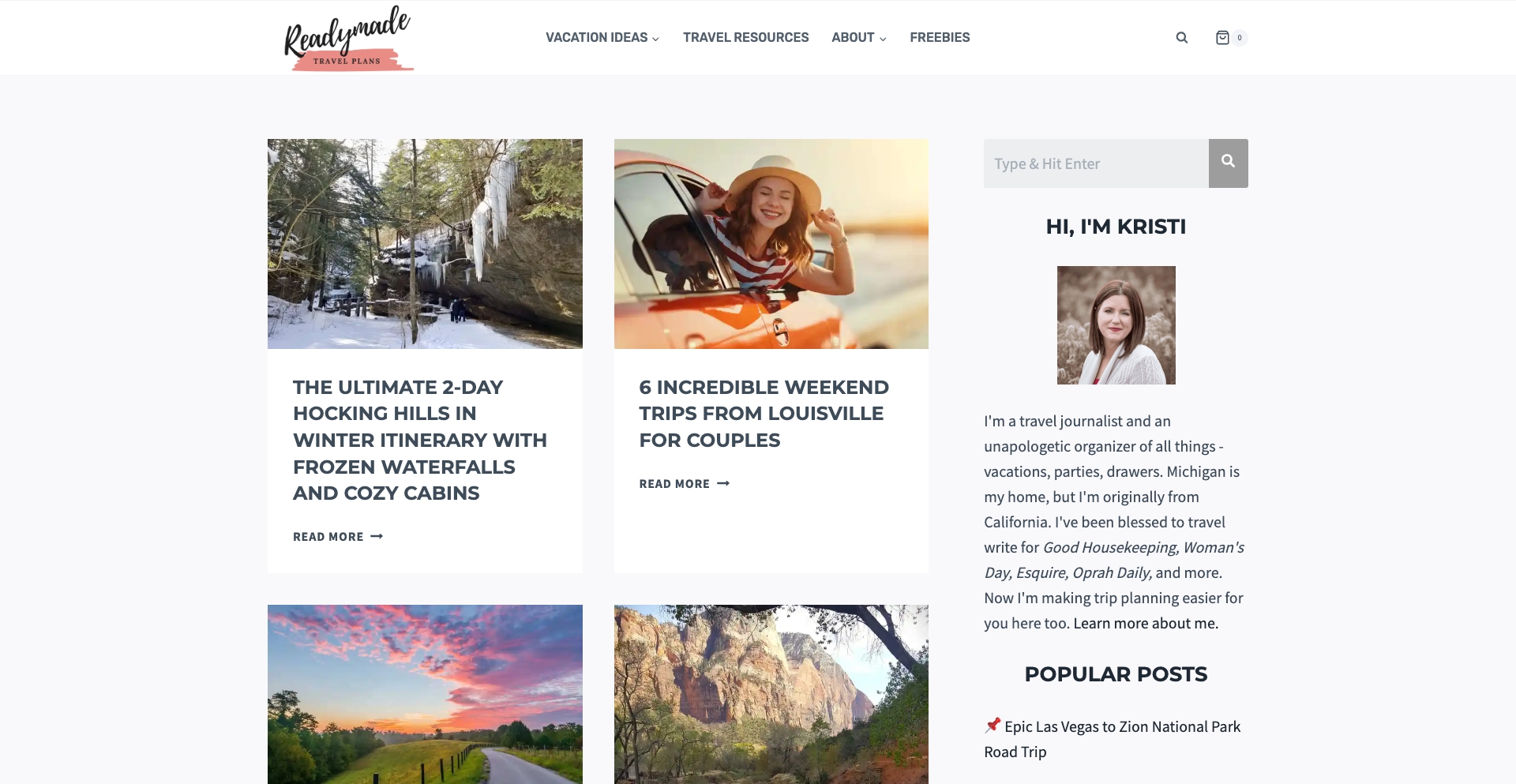 Ready Made Travel Plans city-trip-type programmatic SEO template - 752 monthly traffic