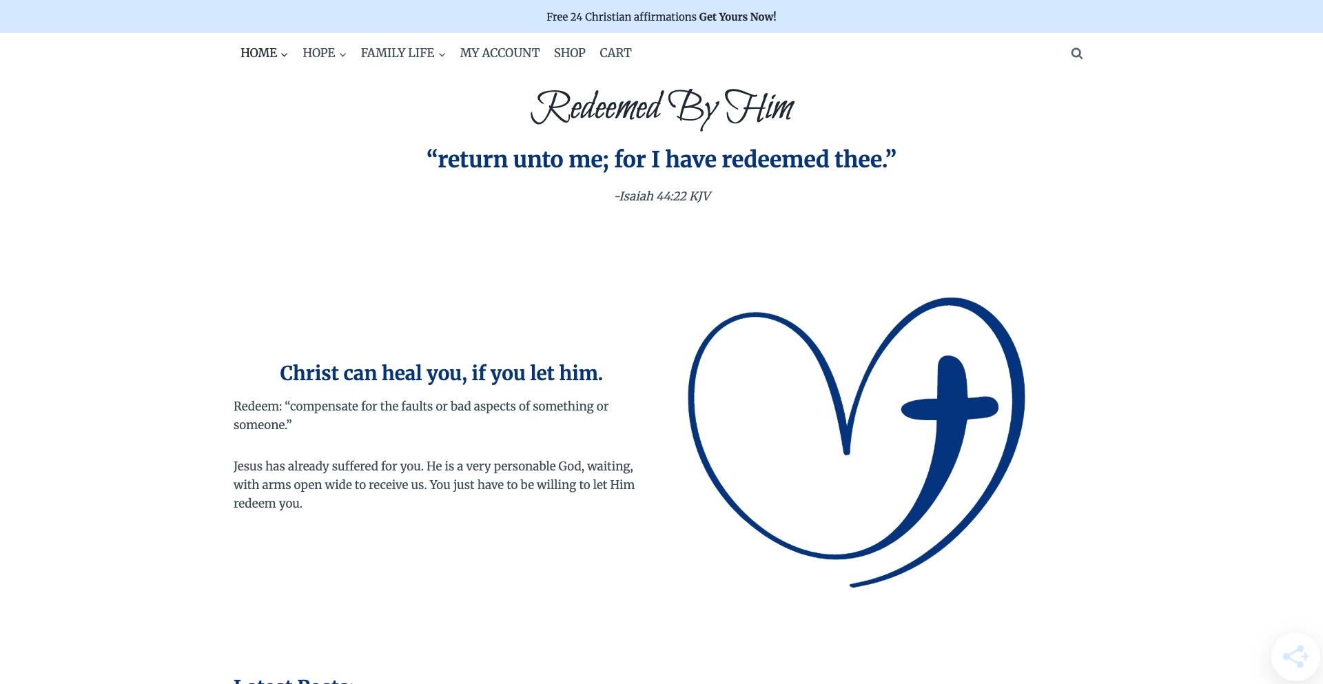 Redeemedbyhim entity-database programmatic SEO template - 182 monthly traffic