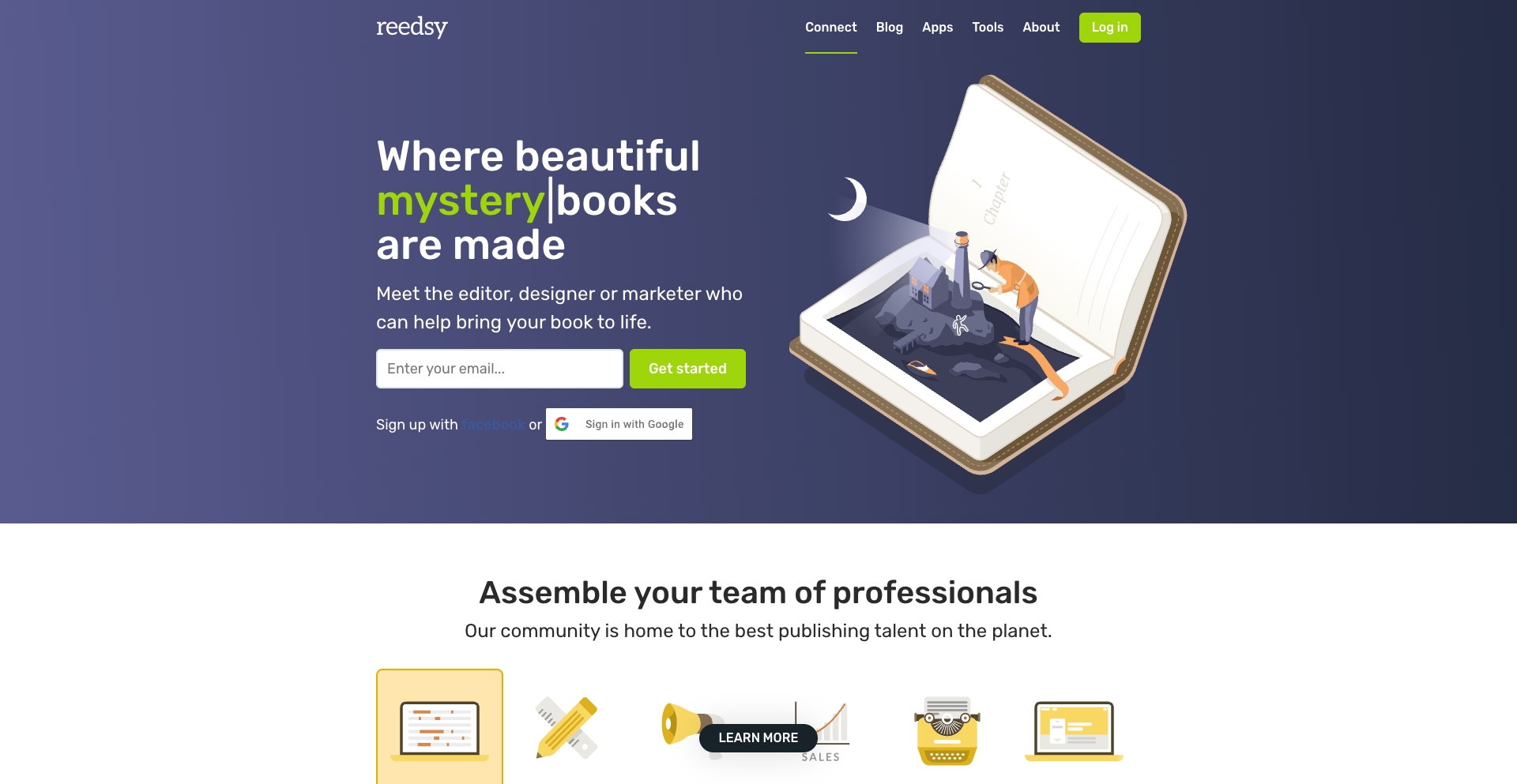 Reedsy ai-generated programmatic SEO template - 5K+ monthly traffic