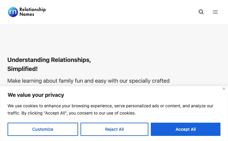 Relationshipnames entity-database programmatic SEO template - 680 monthly traffic