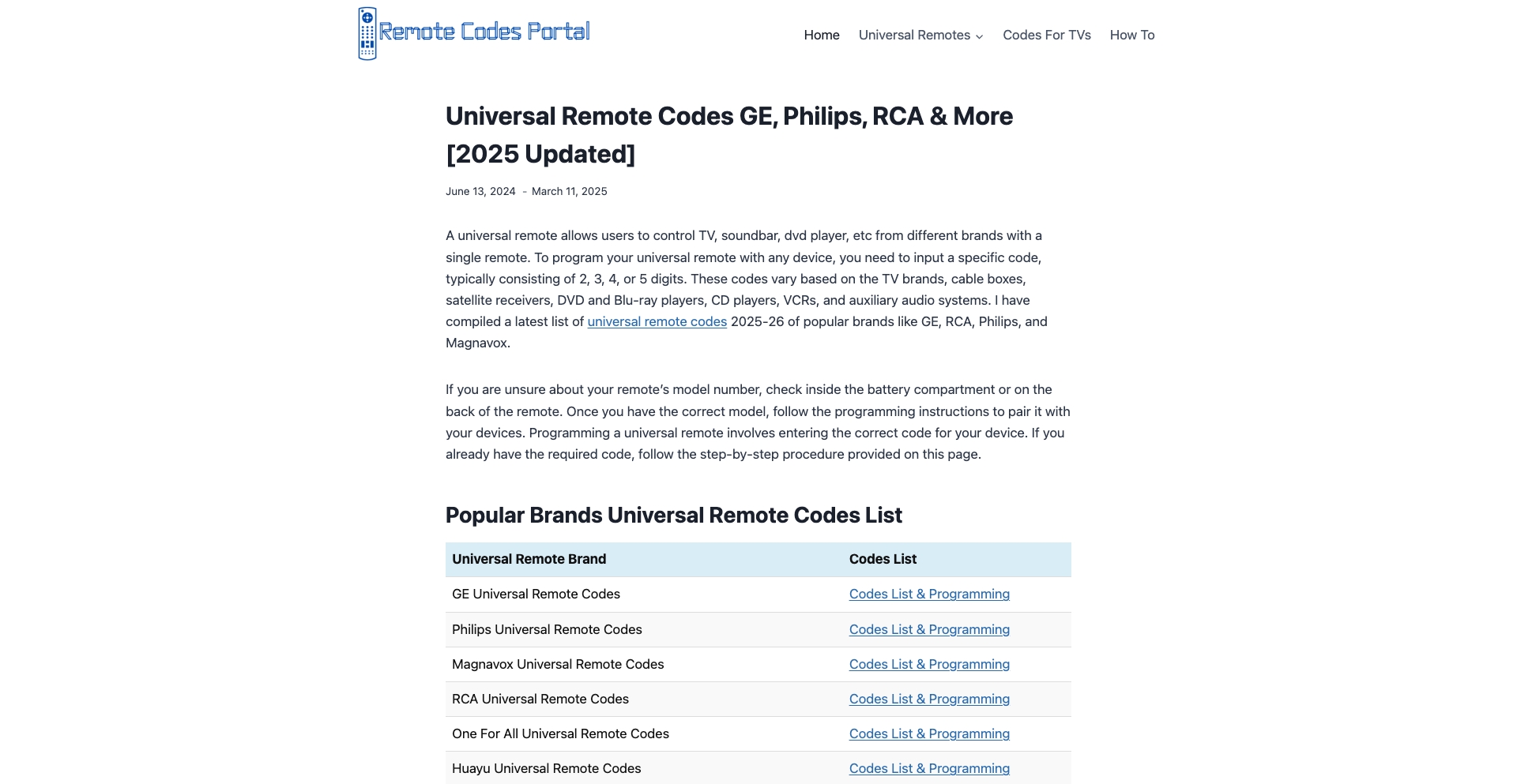 remotecodesportal.com location-data programmatic SEO template - 10K+ monthly traffic
