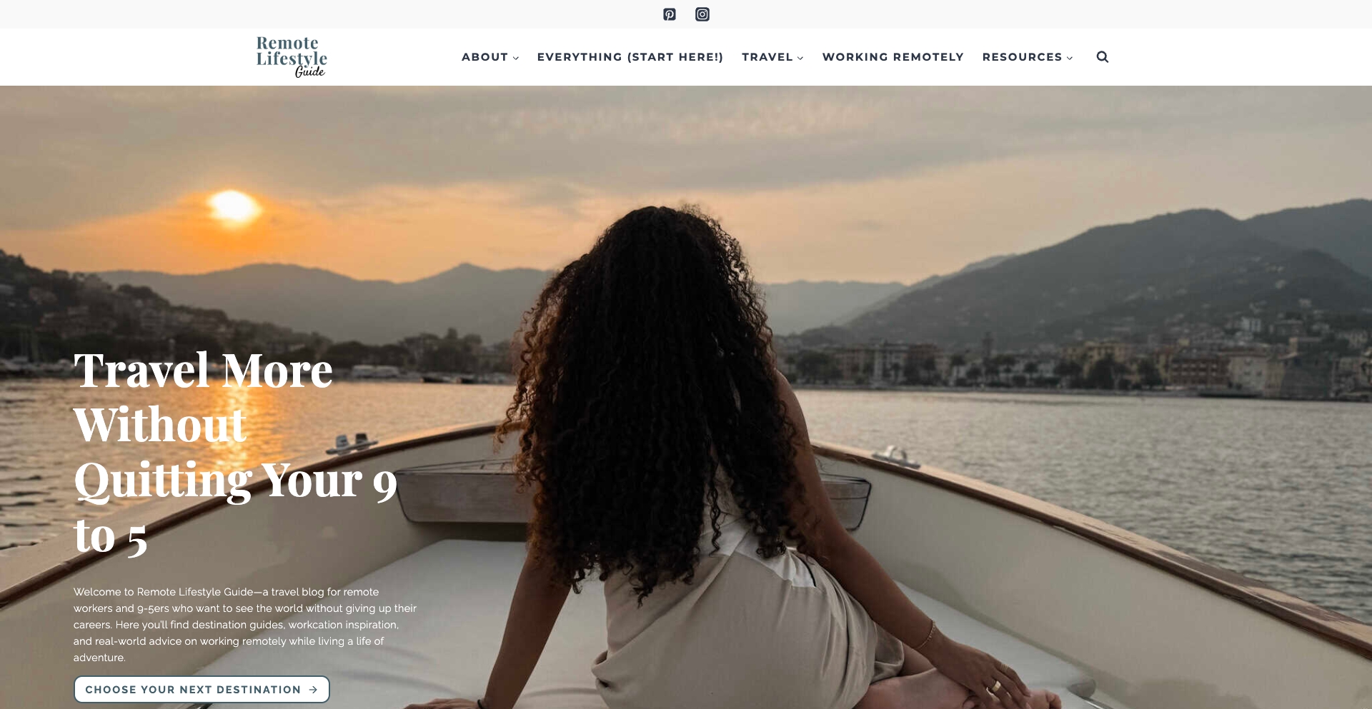 Remote Lifestyle Guide location-data programmatic SEO template - 1573 monthly traffic