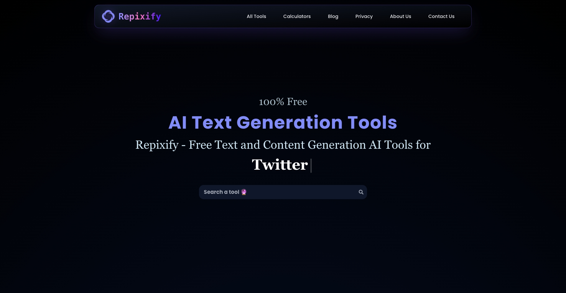 Repixify tool programmatic SEO template - 6464 monthly traffic