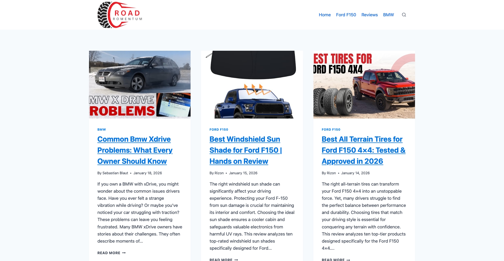 roadmomentum.com location-data programmatic SEO template - 10K+ monthly traffic