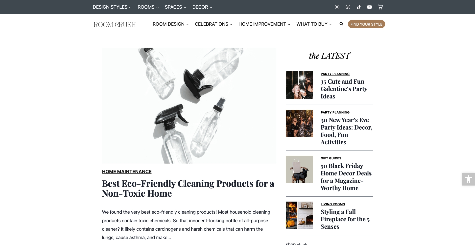 RoomCrush color-database programmatic SEO template - 1.7K monthly traffic