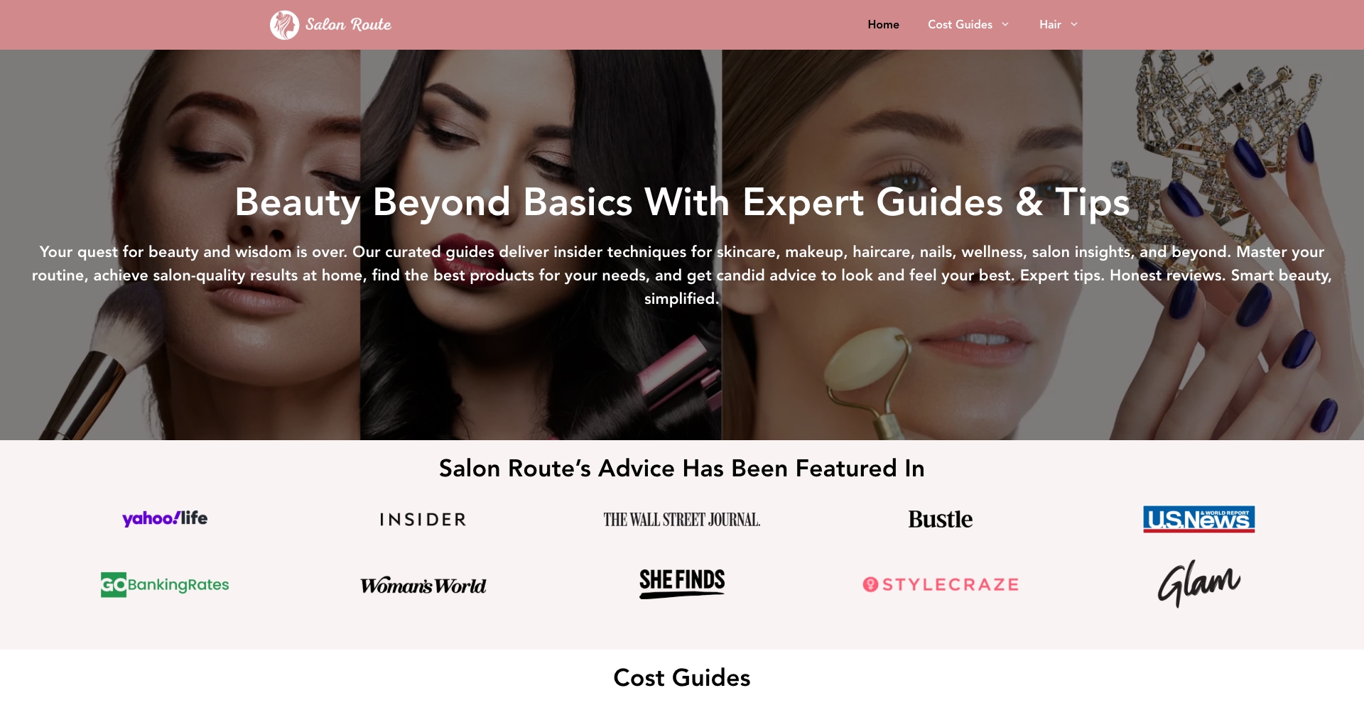 Salonroute entity-database programmatic SEO template - 30 monthly traffic