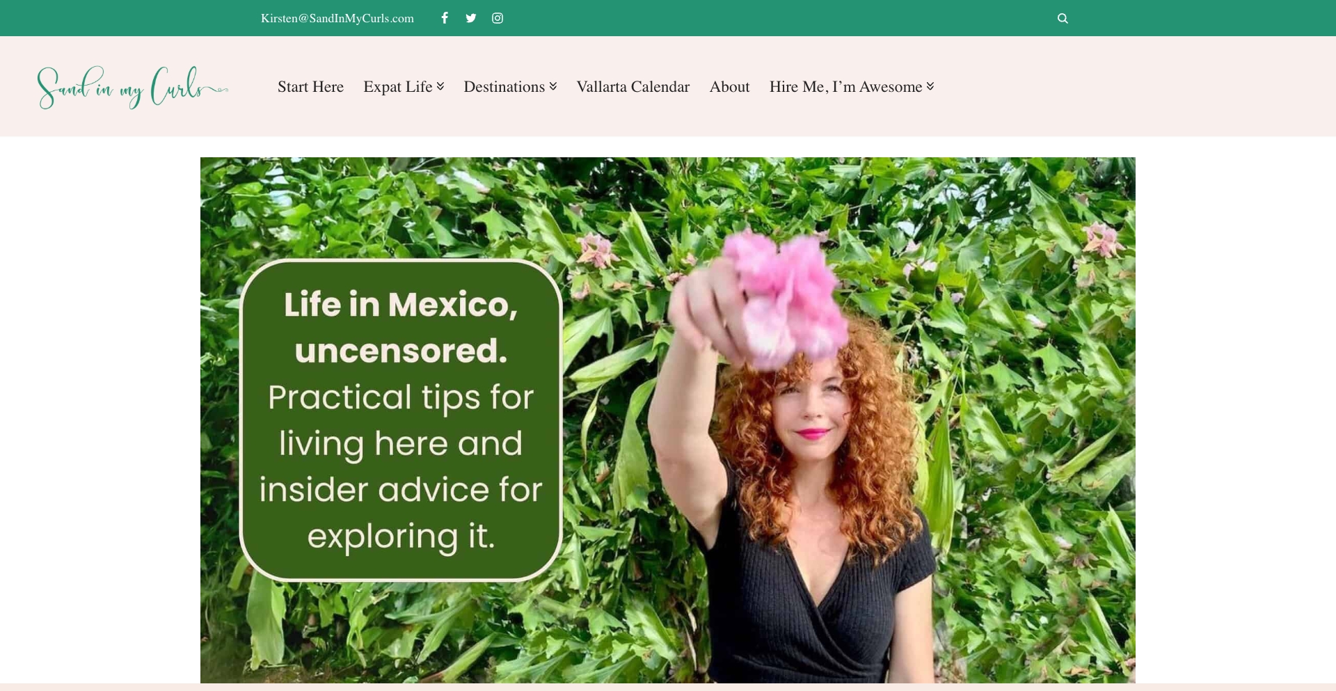 Sandinmycurls location programmatic SEO template - 8849 monthly traffic