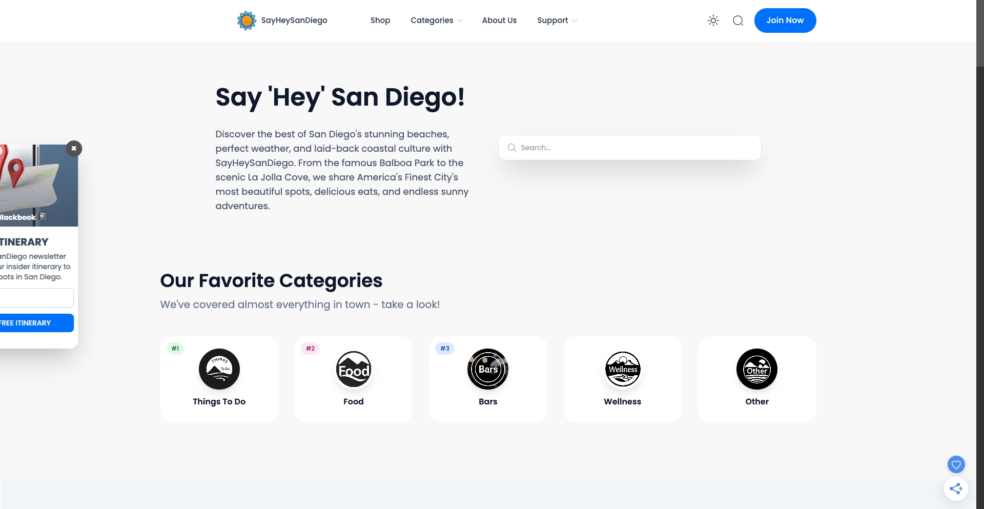 sayheysandiego.com location-data programmatic SEO template - 10K+ monthly traffic