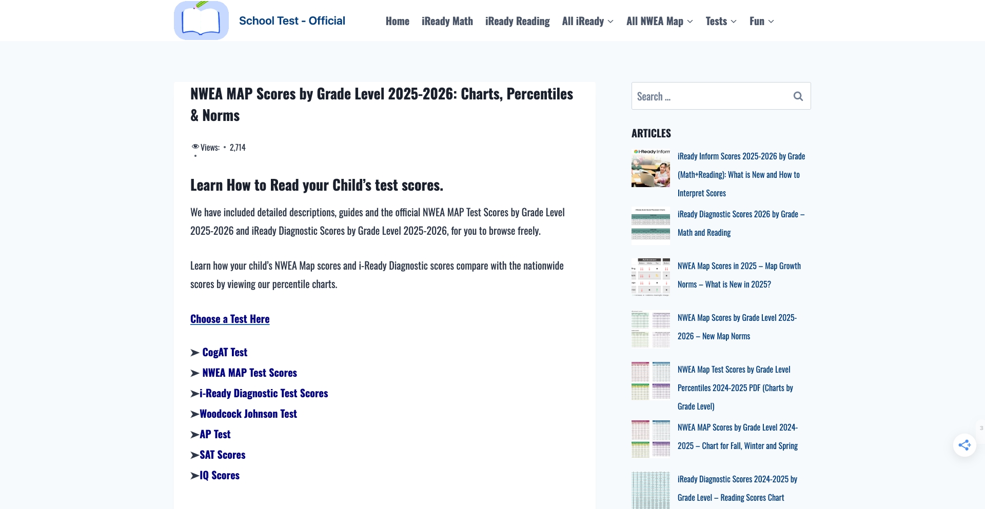 Schooltestorg content programmatic SEO template - 0 monthly traffic