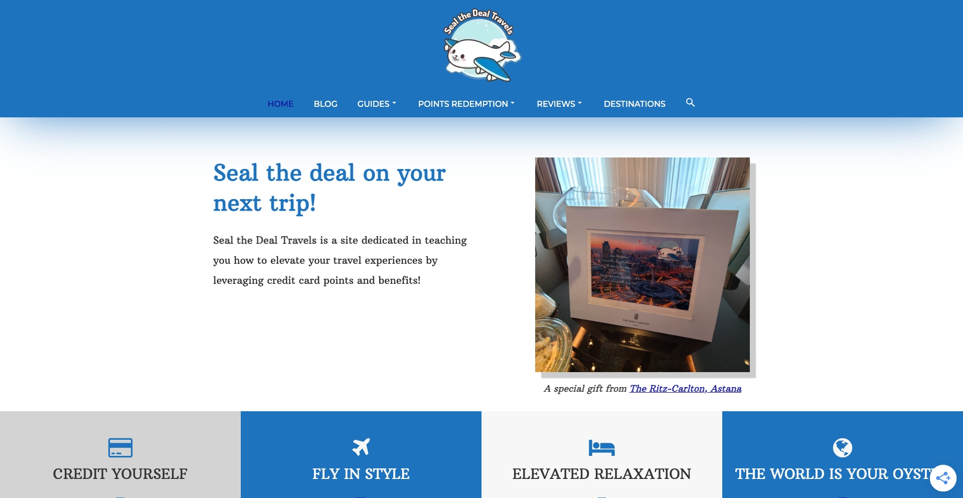 Seal the Deal Travels: Elevated Travels Done Cheap location-data programmatic SEO template - 1394 monthly traffic