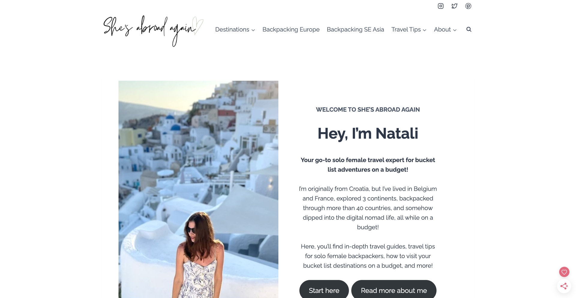 Shesabroadagain content programmatic SEO template - 9K monthly traffic