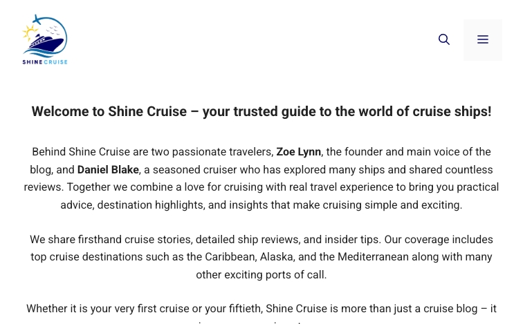 Shinecruise content programmatic SEO template - 19 monthly traffic