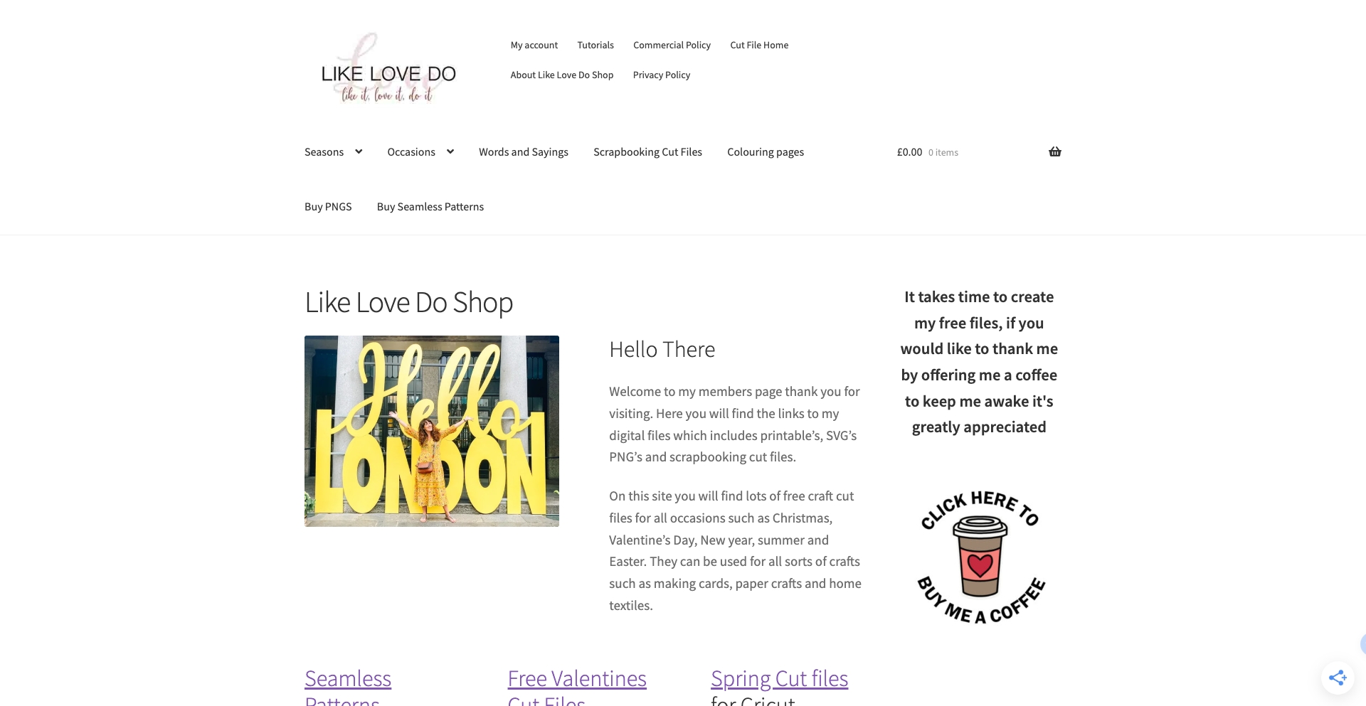 Shop Like Love Do seasonal-product programmatic SEO template - 0 monthly traffic