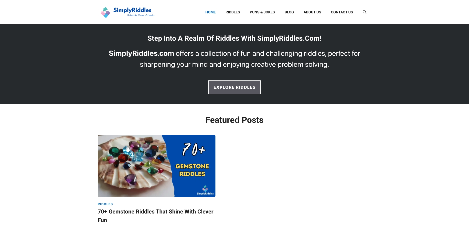 SimplyRiddles content programmatic SEO template - 364 monthly traffic