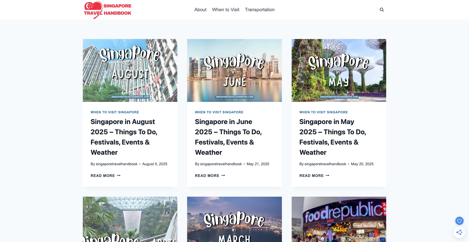 Singaporetravelhandbook content programmatic SEO template - 1K monthly traffic