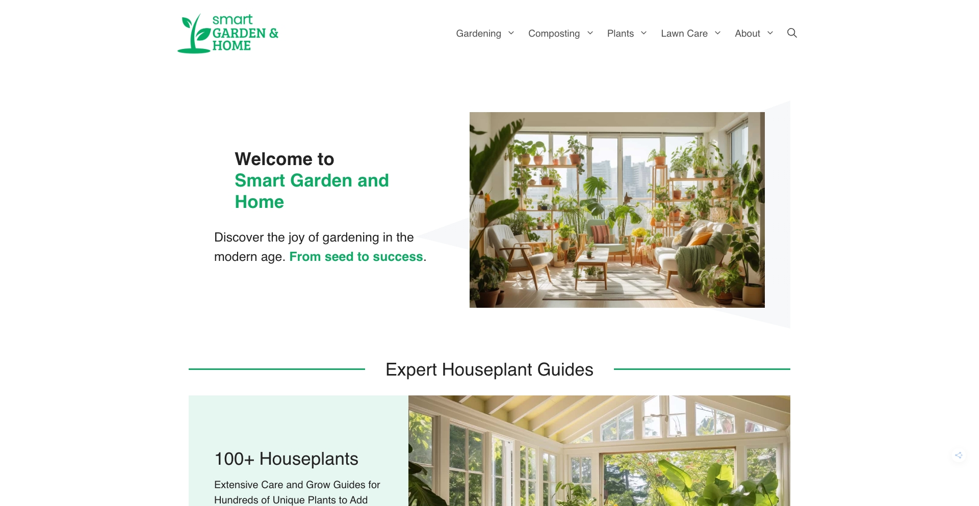 Smartgardenhome content programmatic SEO template - 18 monthly traffic