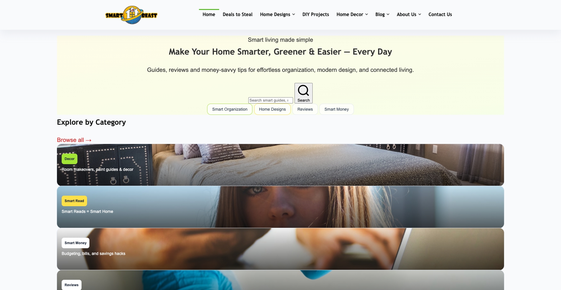 smarthomebeast.com location-data programmatic SEO template - 10K+ monthly traffic