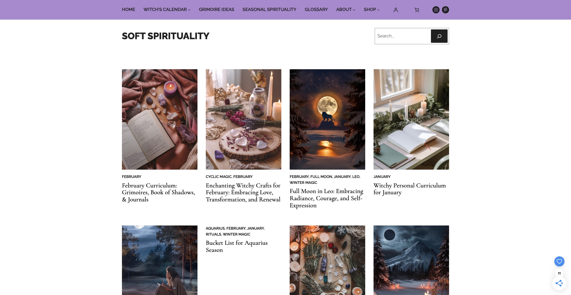 Soft Spirituality date-zodiac programmatic SEO template - 1.1K monthly traffic