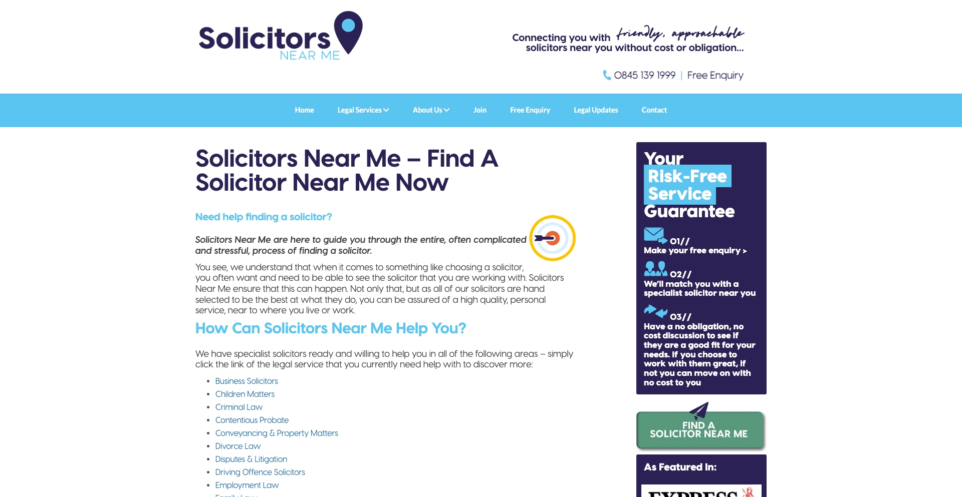 Solicitorsnearme content programmatic SEO template - 118 monthly traffic