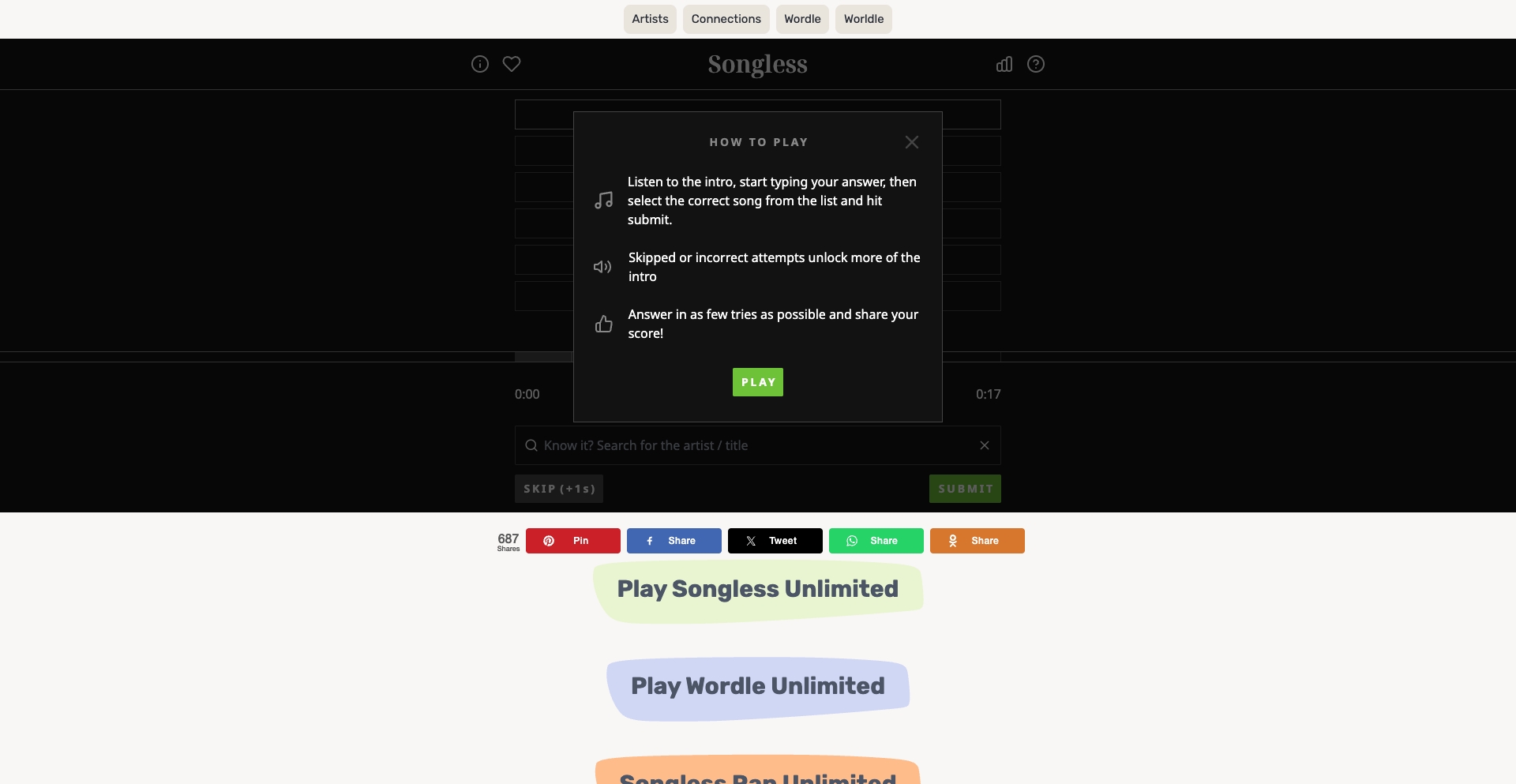 Songless content programmatic SEO template - 6K monthly traffic