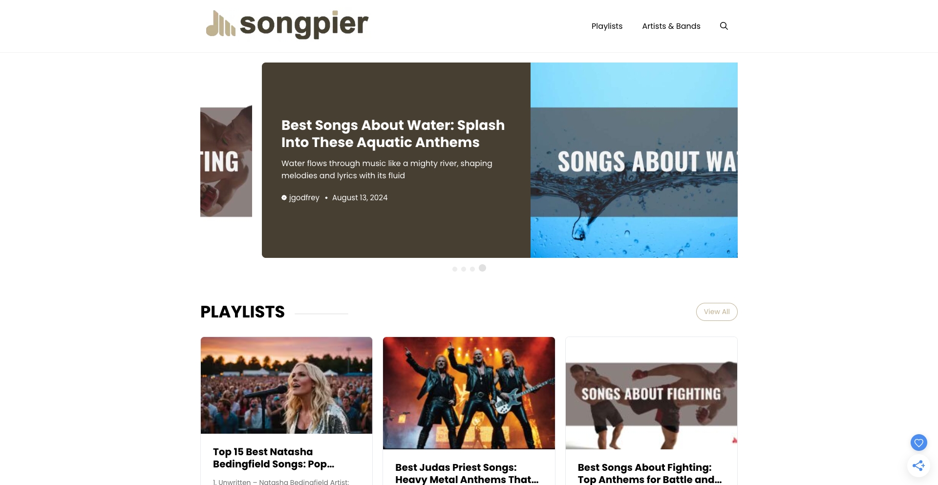 Songpier entity-database programmatic SEO template - 38 monthly traffic