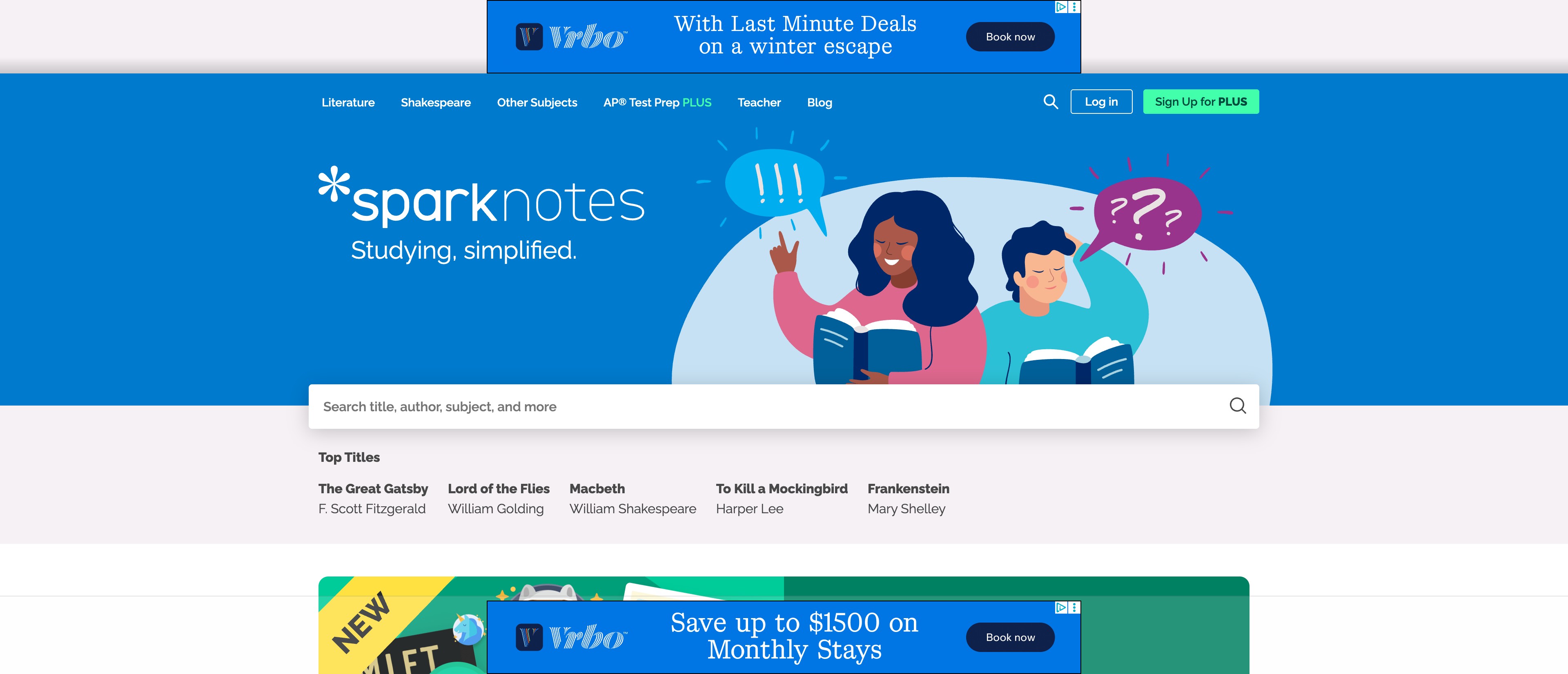 Sparknotes ai-generated programmatic SEO template - 10K+ monthly traffic