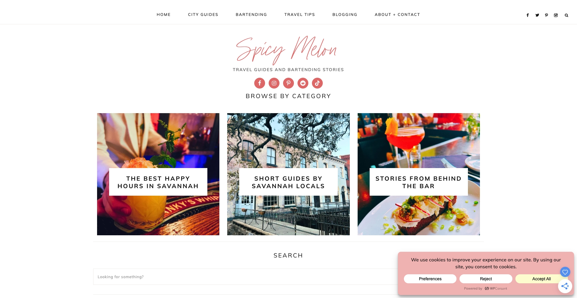 Spicy Melon Blog location-template programmatic SEO template - 2.3K monthly traffic