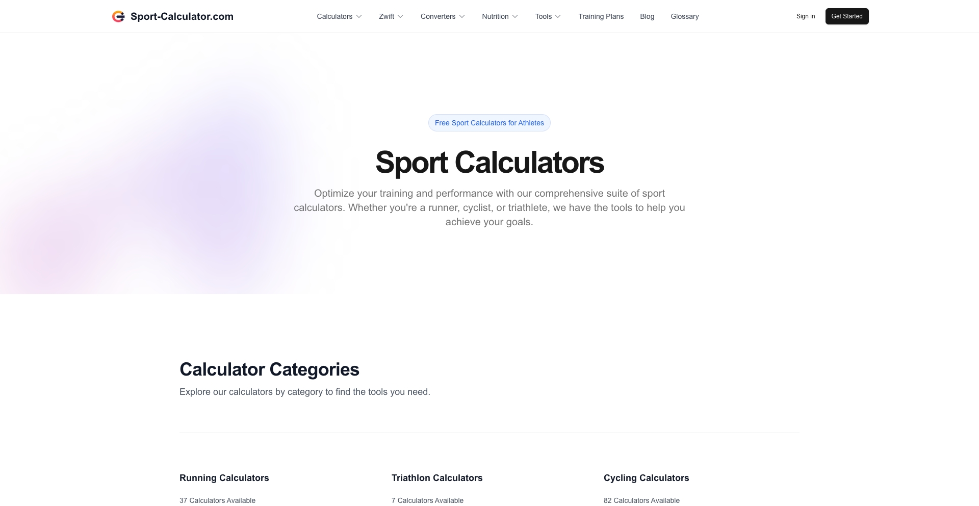 Sport Calculator content programmatic SEO template - 1K monthly traffic