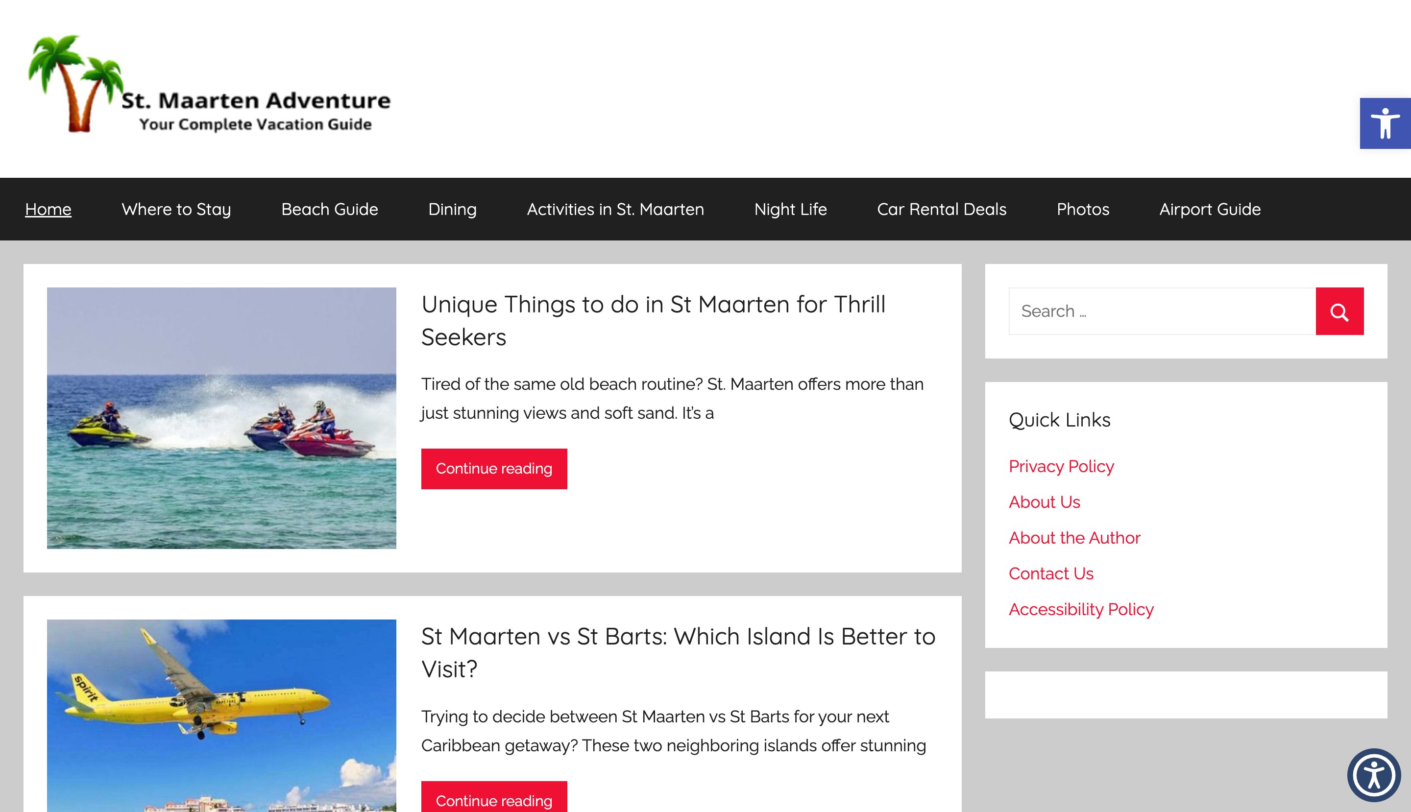Stmaartenadventure content programmatic SEO template - 2 monthly traffic