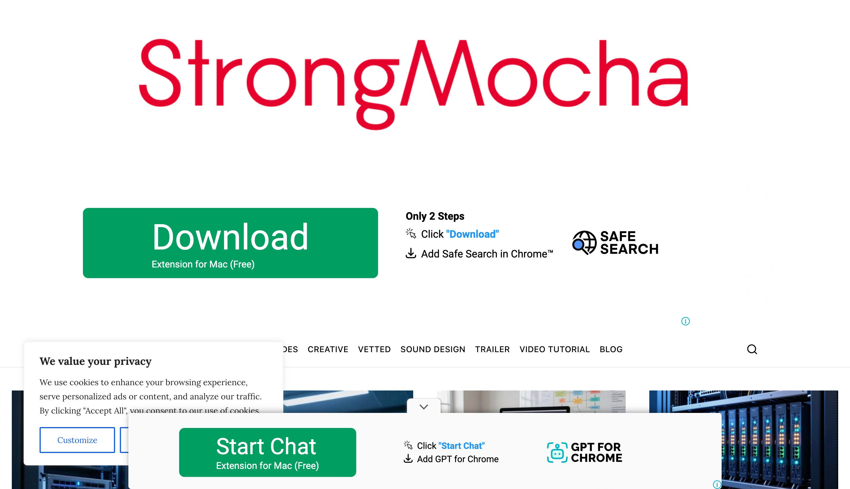 Strongmocha content programmatic SEO template - 1 monthly traffic