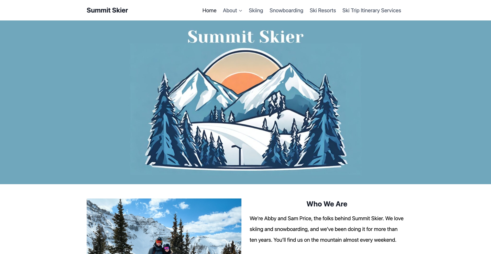 Summit Skier location-template programmatic SEO template - 140 monthly traffic