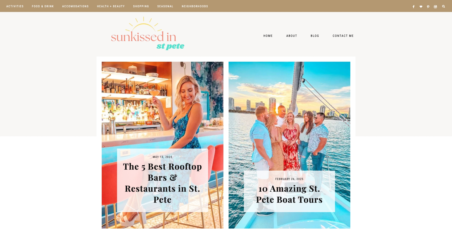 Sunkissedinstpete content programmatic SEO template - 33 monthly traffic