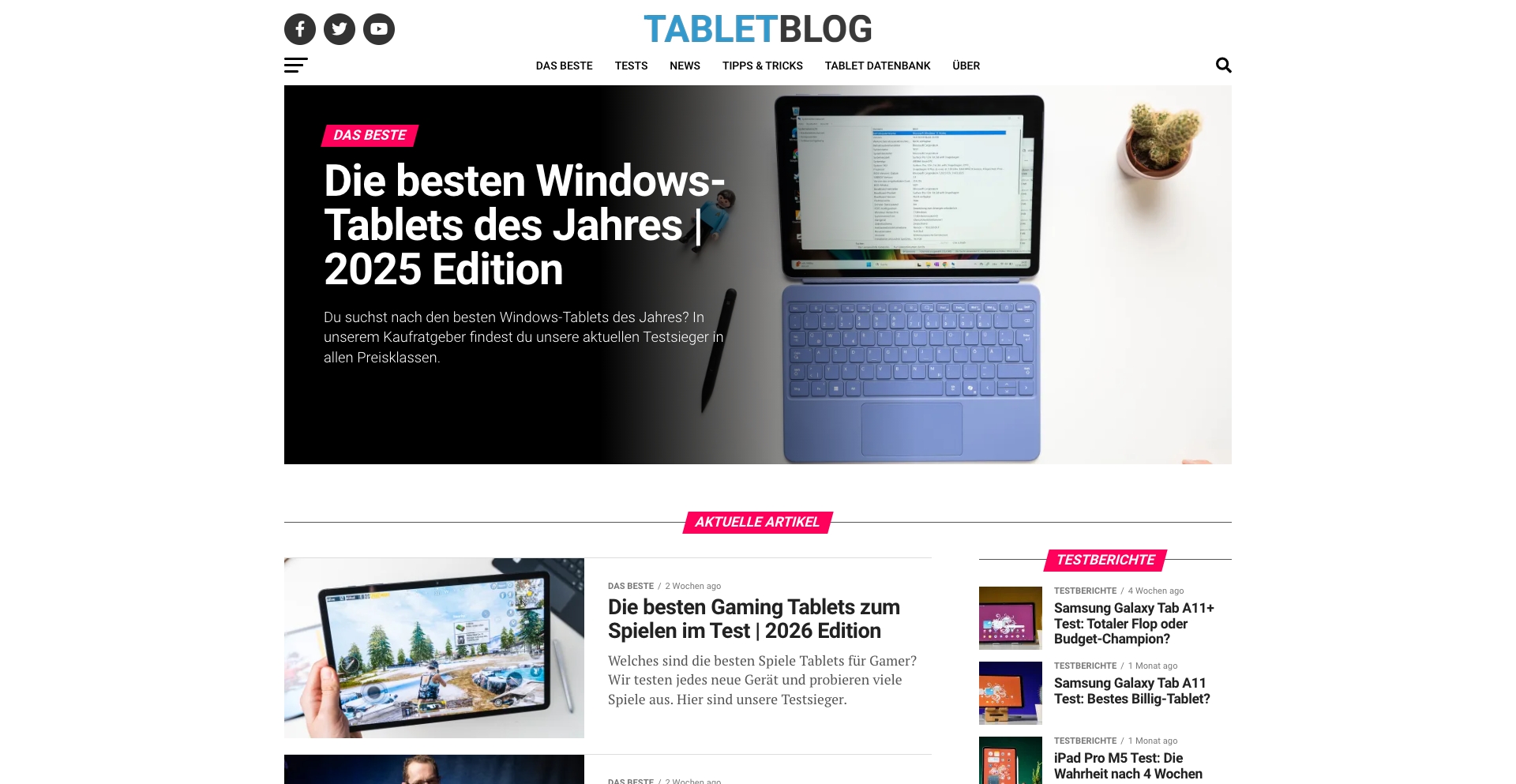 Tablet Blog entity-database programmatic SEO template - 15151 monthly traffic