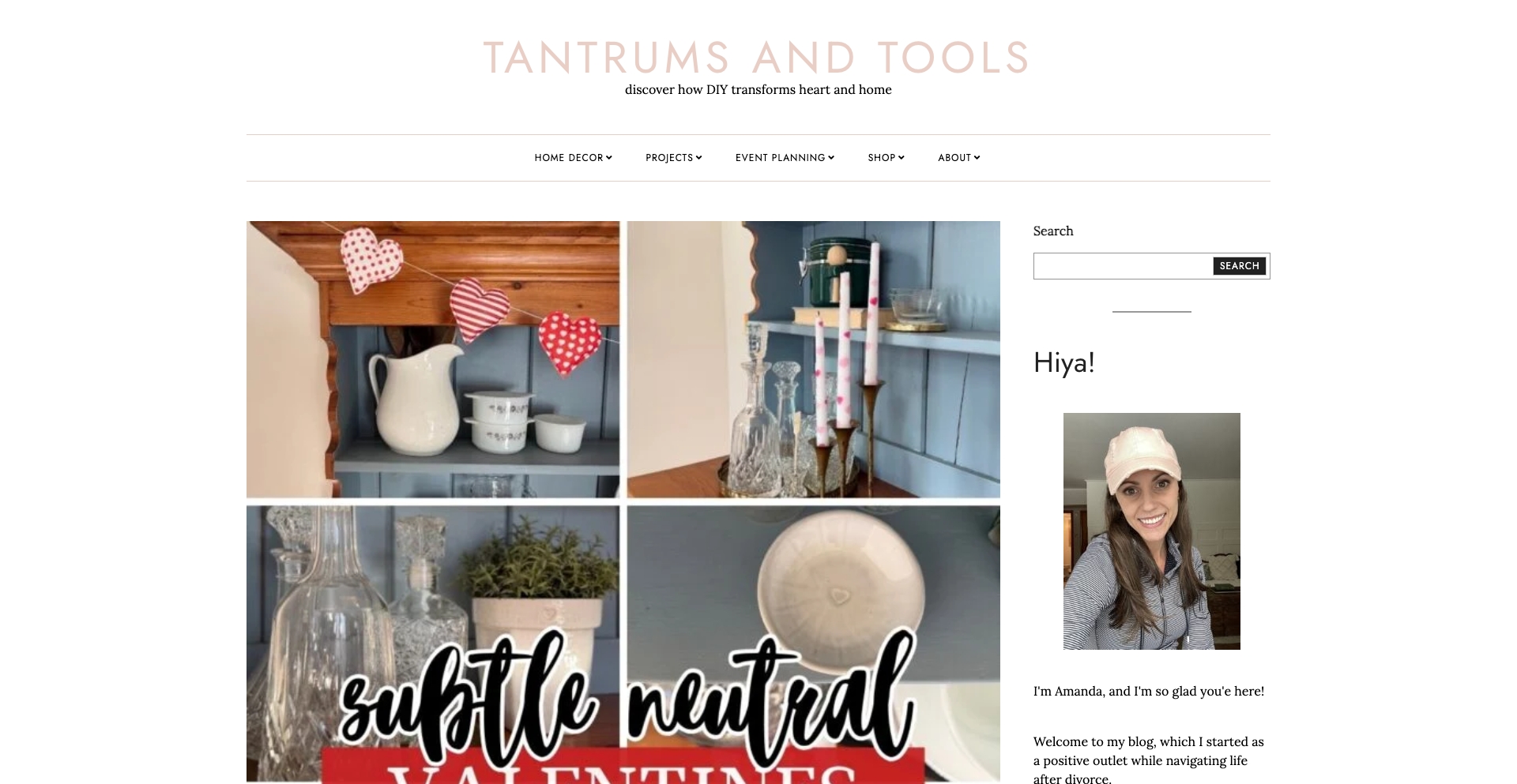 Tantrums and Tools » discover how DIY transforms heart and home calculator-tool programmatic SEO template - 0 monthly traffic