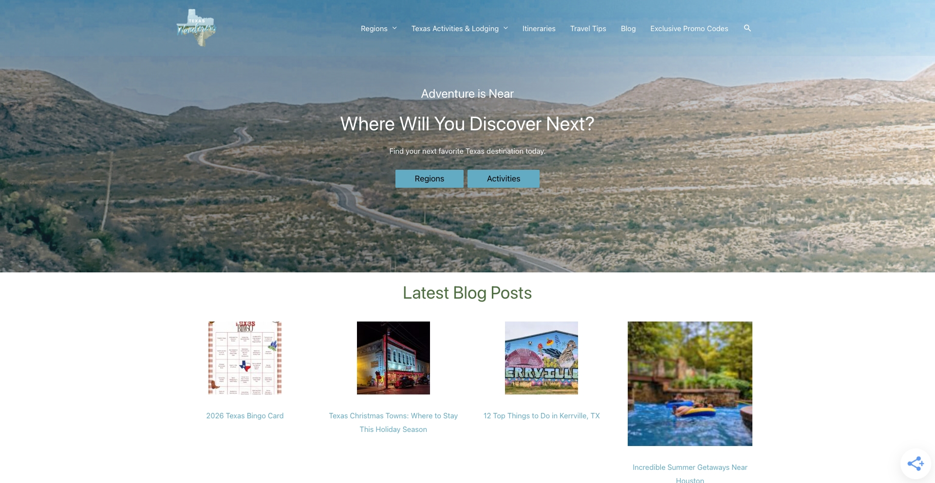 Texas Wanderers location-template programmatic SEO template - 1.6K monthly traffic