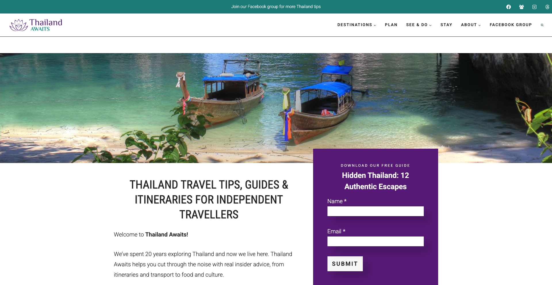 thailandawaits.com location-data programmatic SEO template - 10K+ monthly traffic