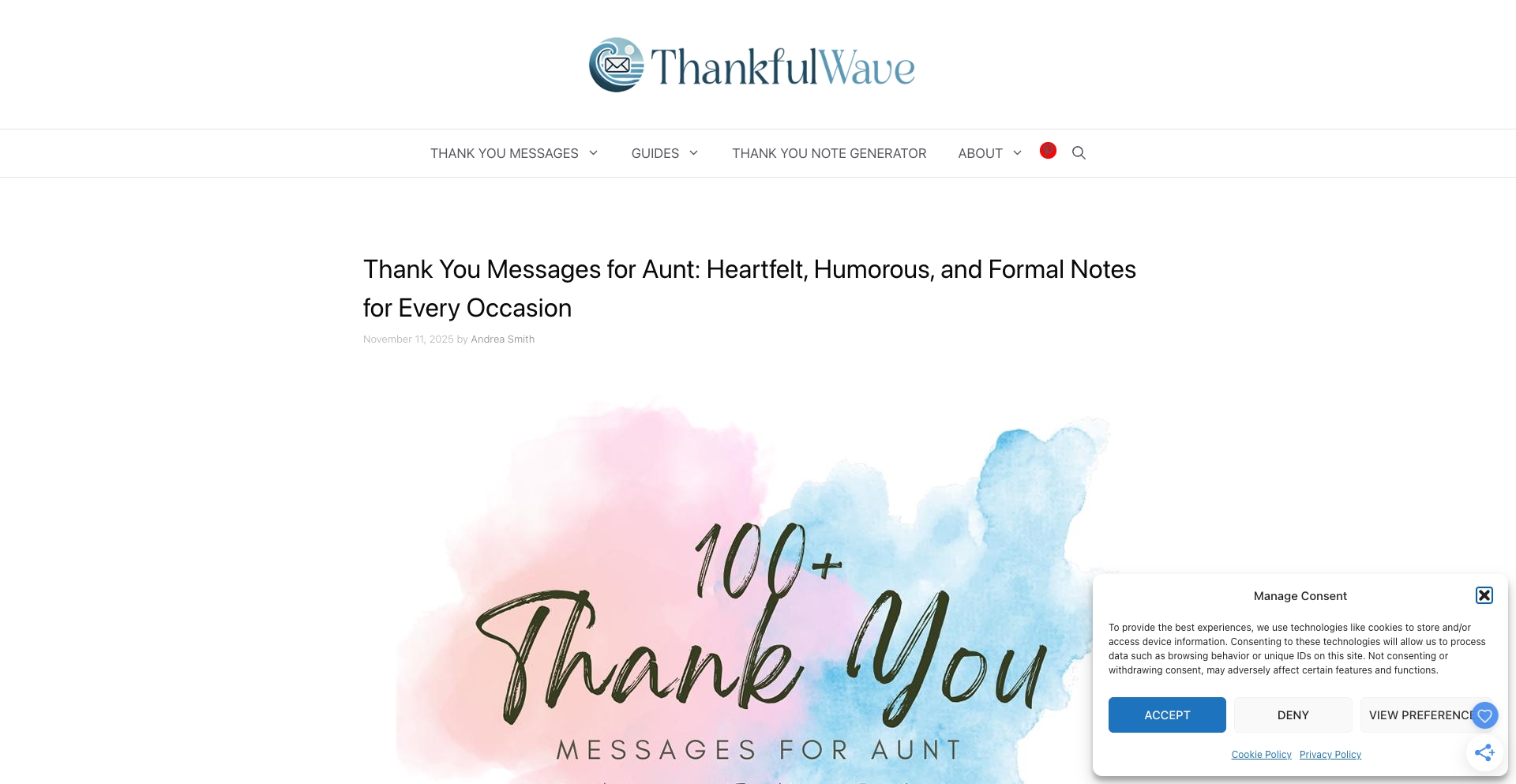 Thankful Wave occasion-matrix programmatic SEO template - 2.5K monthly traffic