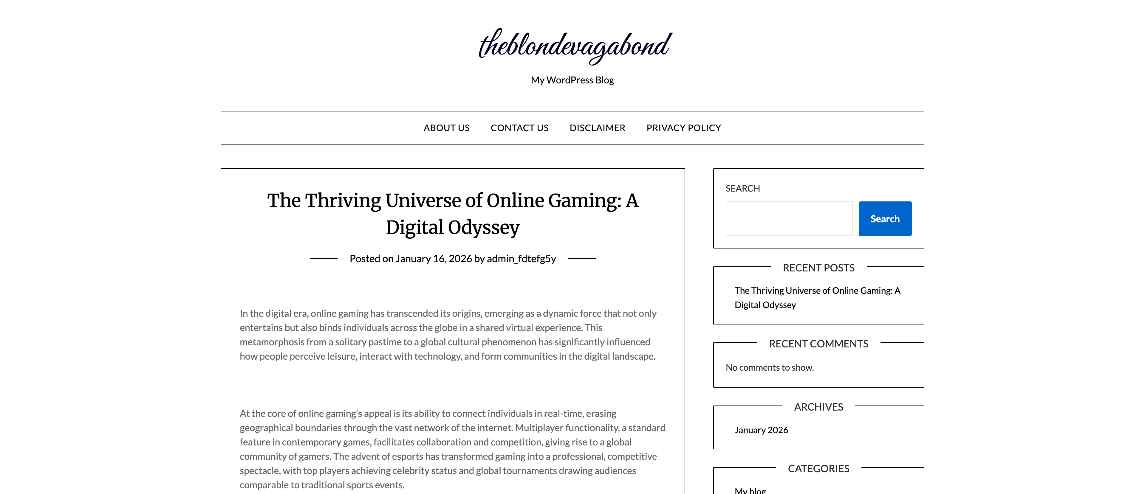 Theblondevagabond content programmatic SEO template - 0 monthly traffic