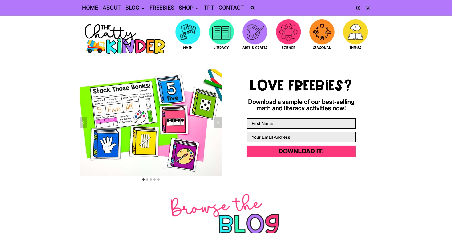 The Chatty Kinder subject-template programmatic SEO template - 0 monthly traffic