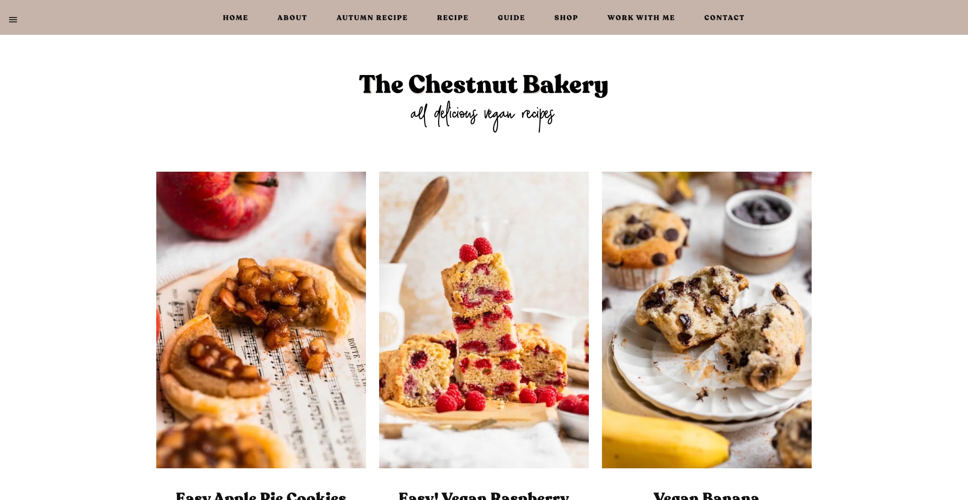 Thechestnutbakery content programmatic SEO template - 3K monthly traffic