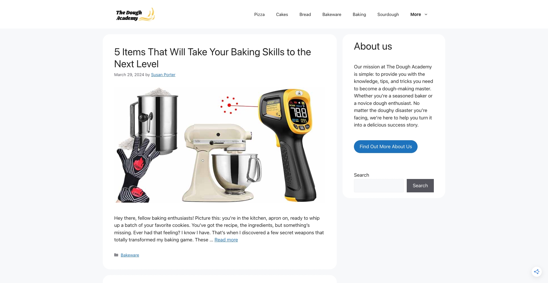 The Dough Academy template programmatic SEO template - 9 monthly traffic