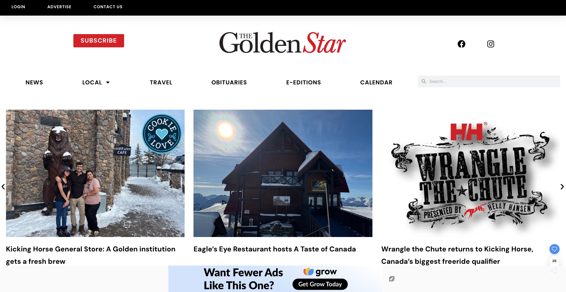 Welcome to the Golden Star | Golden News location-data programmatic SEO template - 247 monthly traffic
