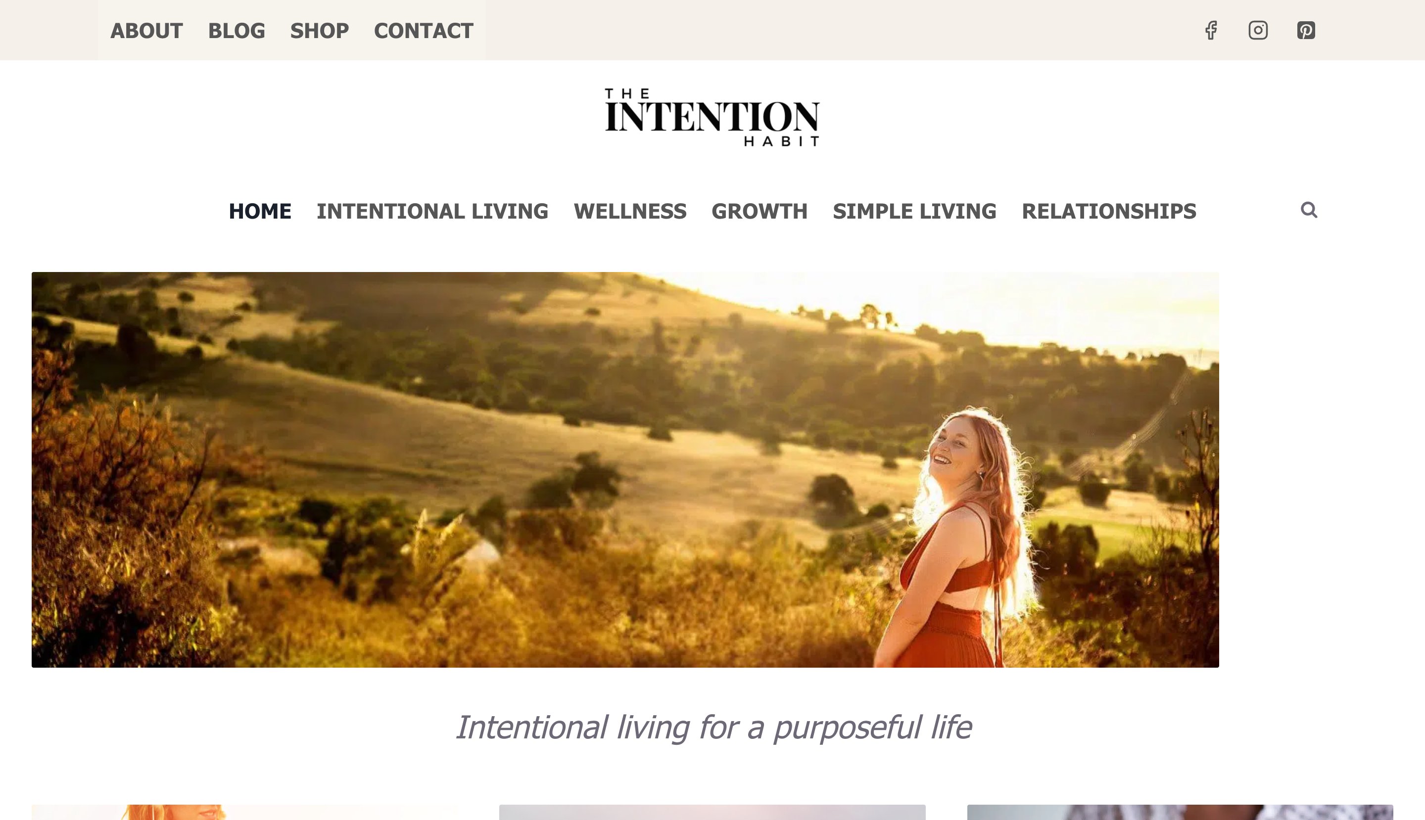 Theintentionhabit content programmatic SEO template - 3K monthly traffic