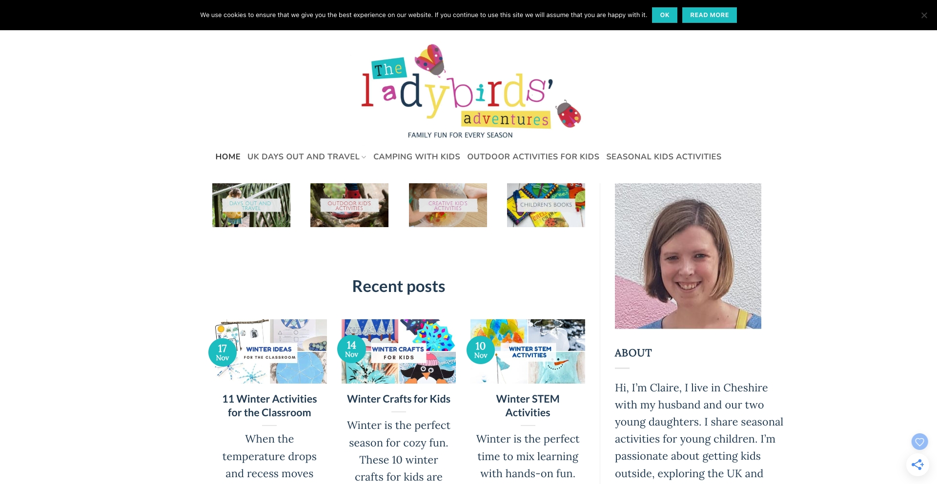 theladybirdsadventures.co.uk location-data programmatic SEO template - 10K+ monthly traffic