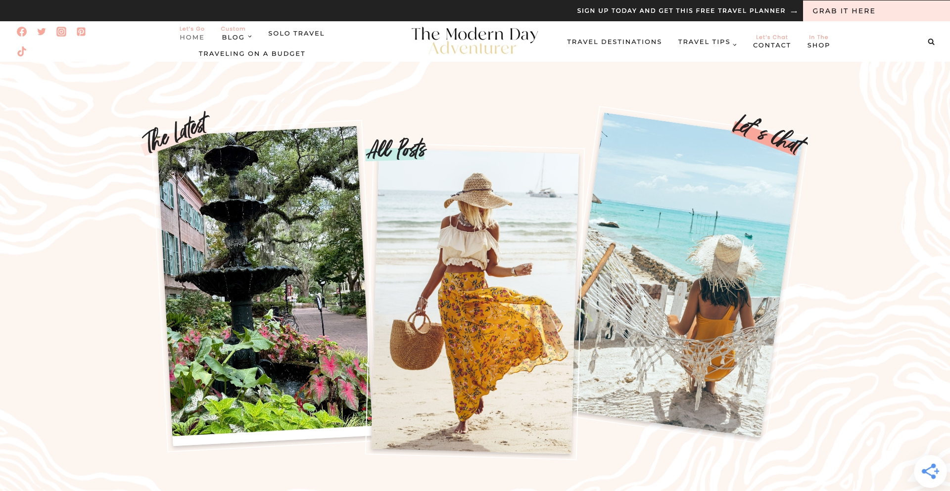 The Modern Day Adventurer listicle-template programmatic SEO template - 117 monthly traffic