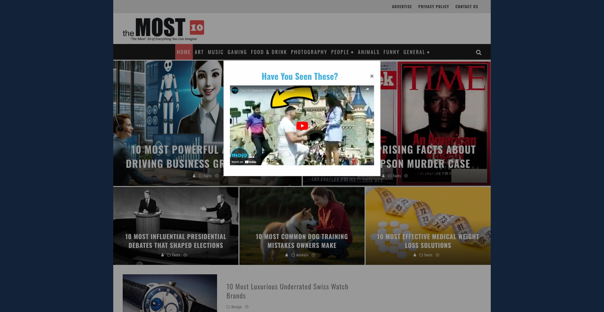 Themost content programmatic SEO template - 0 monthly traffic