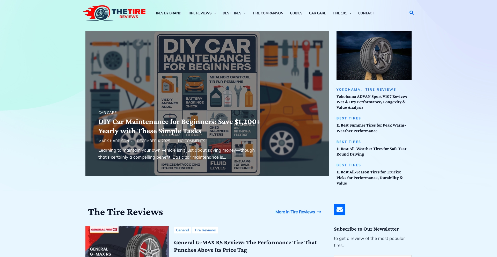 The Tire Reviews entity-database programmatic SEO template - 0 monthly traffic