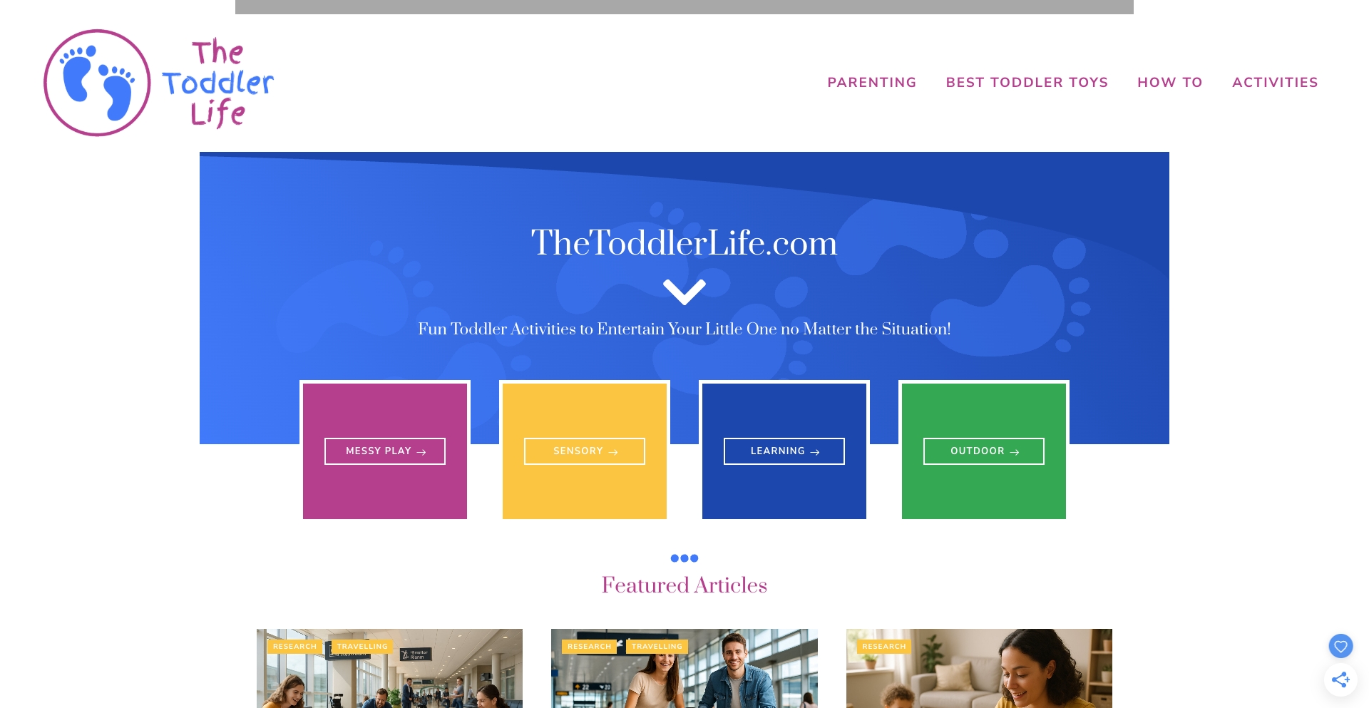 Home | Toddler Activities | The Toddler Life location-data programmatic SEO template - 0 monthly traffic